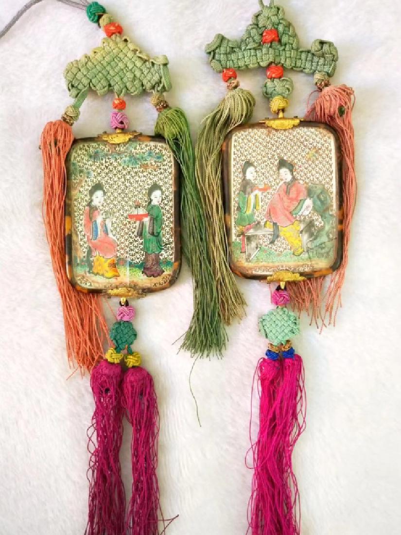 Qing Chinese Turtle Shell Waist Plaque (1 of 4)