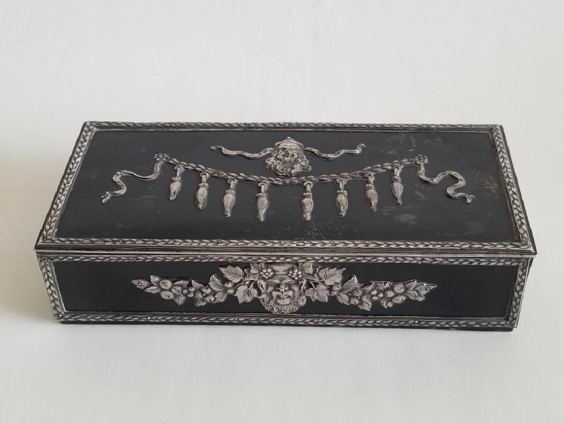 Antique Steel Humidor Box Caldwell_x000D_ (1 of 5)