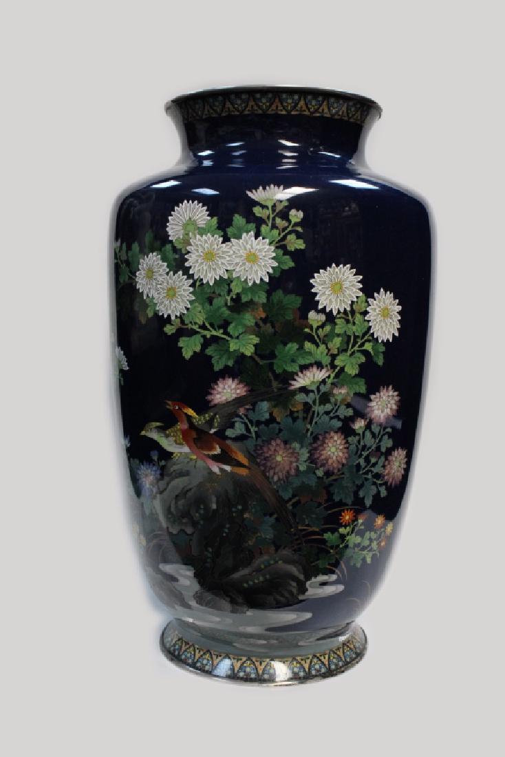 Japanese Cloisonne Vase, (1 of 6)