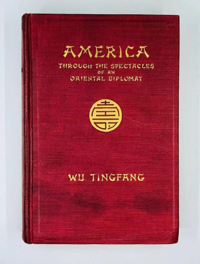 19th.C Chinese Book , Signed by Wu,Tingfang (1 of 3)