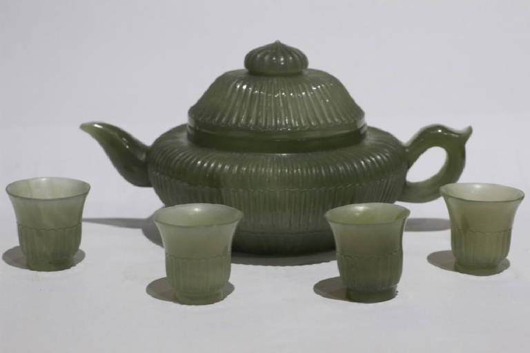 Set of Chinese Jade Tea Set Feb 17, 2019 Affinity Antique Auction in MA