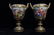 Pair of Royal Vienna Porcelain Vase w Handles
