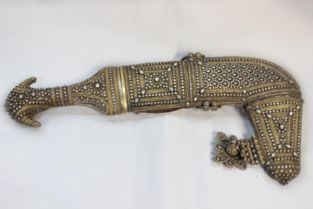 Early 19th.C Gold Plate Silver Dagger (1 of 7)