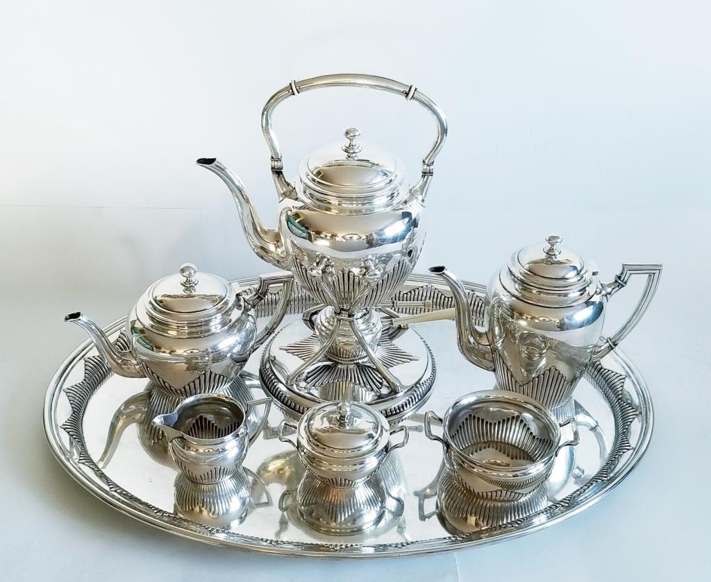 19C German Silver CoffeeTea Service G.Friedlaender (1 of 7)