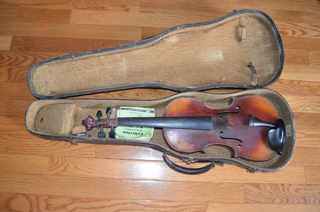 Antique violin,"made in Germany" marks._x000D_ (1 of 11)