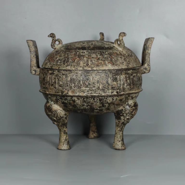 Chinese Bronze Tripod Burner (1 of 9)