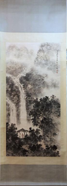 Chinese Ink&Color Landscape Scroll Painting (1 of 4)