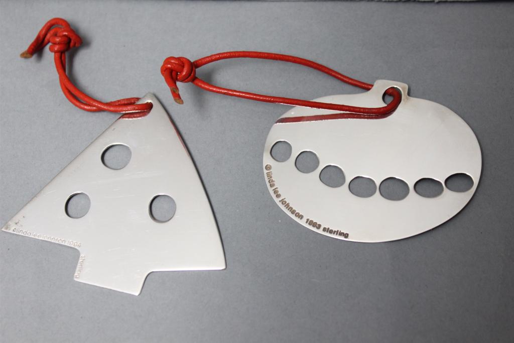 Two Linda Lee Johnson Sterling Silver Ornaments (1 of 7)