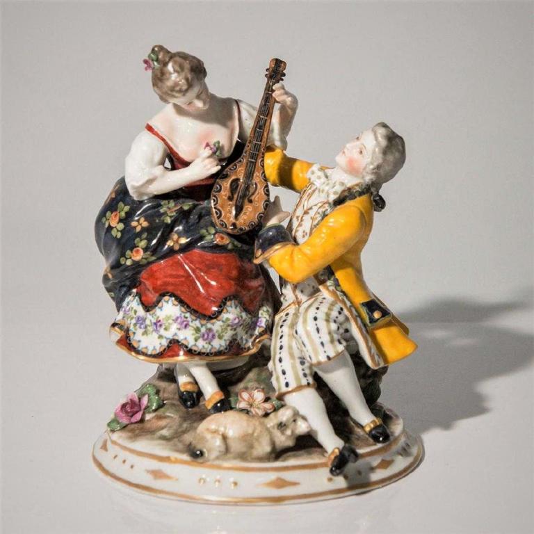 19C Royal Vienna Porcelain Group Figurine (1 of 4)