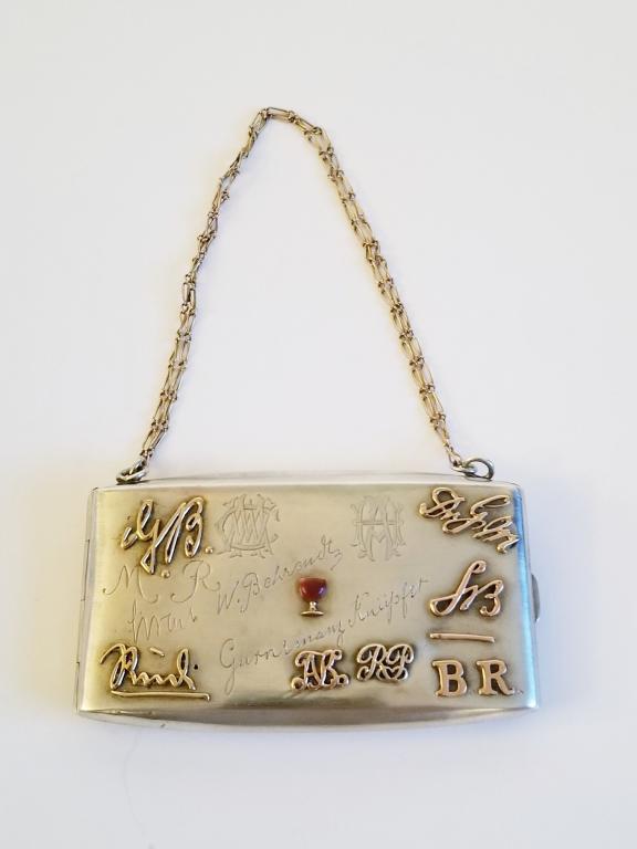 Antique Russian Silver Gold Enamel Purse Case_x000D_ (1 of 6)