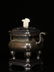 Republican Chinese Bronze Censer w Zitan Wood Cove - 3