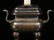 Republican Chinese Bronze Censer w Zitan Wood Cove - 7