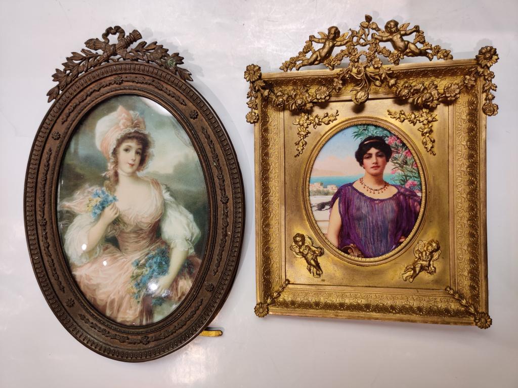 Two Antique Bronze Frames (1 of 6)