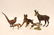 5 pc. Viennese Bronze Animals
