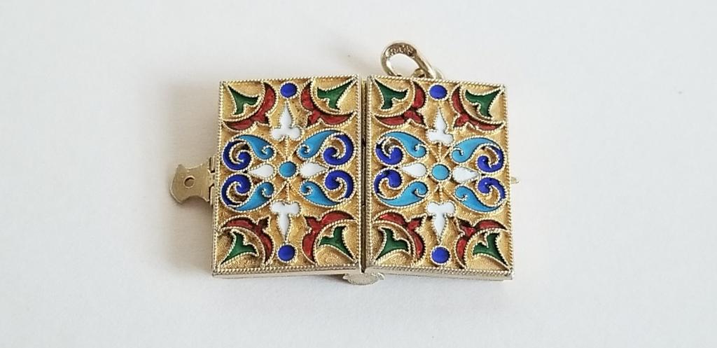 19C Russian Gilt Silver Pendant Frame (1 of 6)