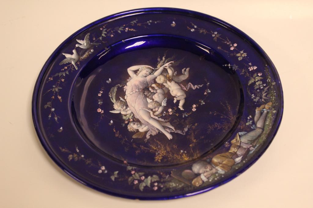 Fine limoges Enamel on Copper Plate (1 of 3)