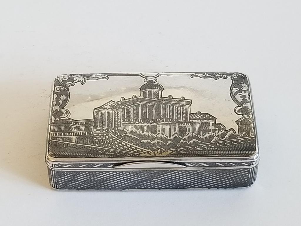 19C Russian Silver Niello Snuff Box (1 of 8)