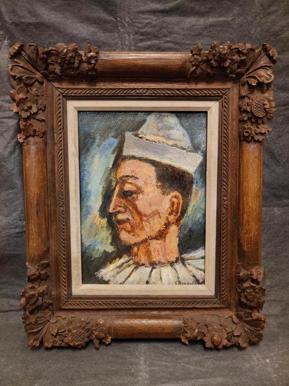 Painting of A Clown: Painting of A Clown 16" by 11 3/4"