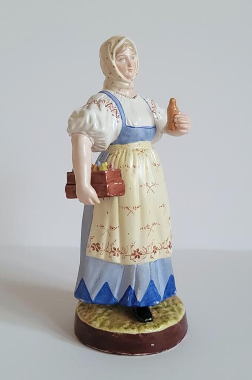 Antique Russian Porcelain Gardner Figurine (1 of 5)