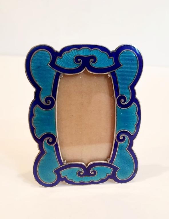 Russian Silver Enamel Picture Frame (1 of 8)