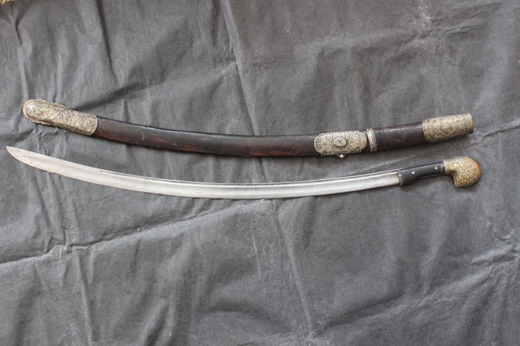 19th.C Russian Caucasian Cossack Sword (1 of 10)