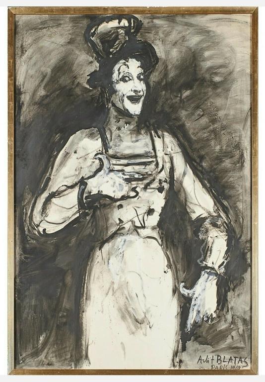 Arbit Blatas ( LITHUANIAN 1908-1999)Marcel Marceau (1 of 8)
