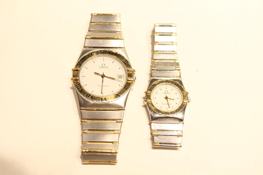 Two Omega Watch in Rose Gold&Stainless steel (1 of 7)