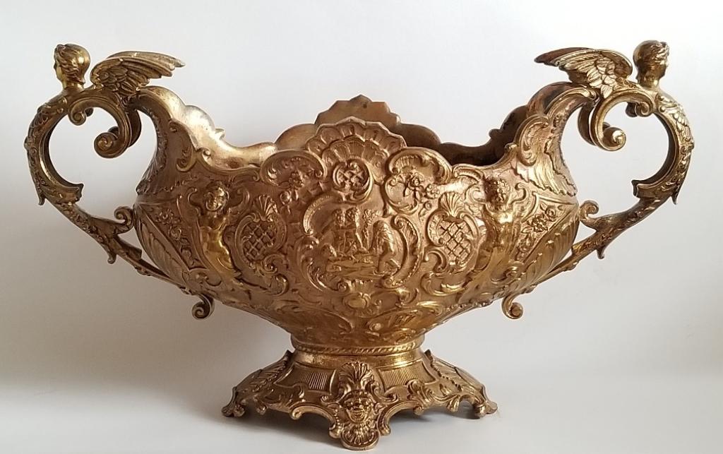 Large 19C French Gilt Bronze Centerpiece (1 of 5)