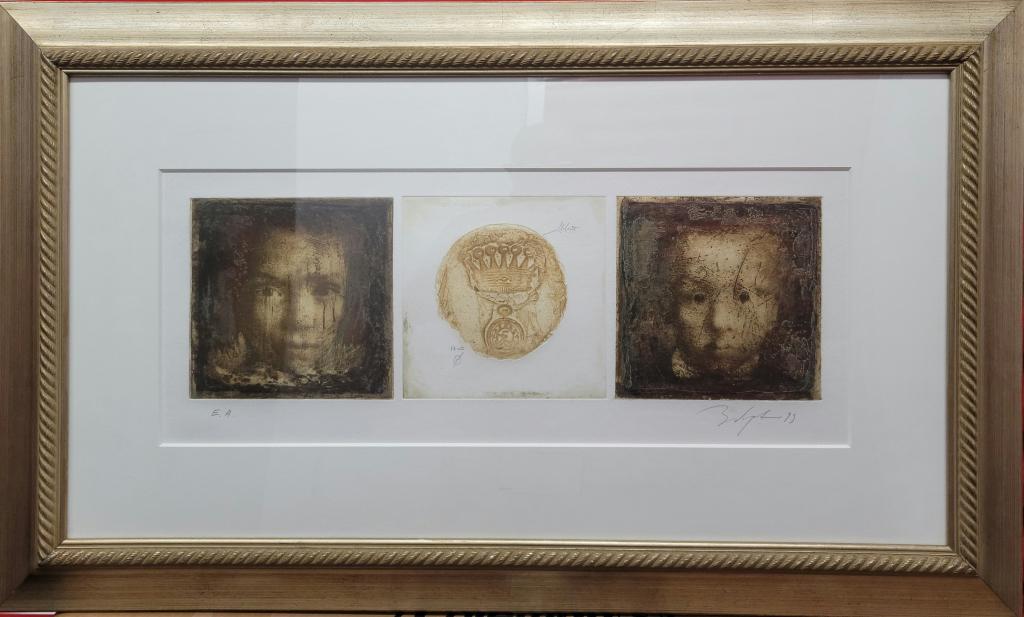 Boris Zaborov Russian ( 1935-2021) etching (1 of 8)