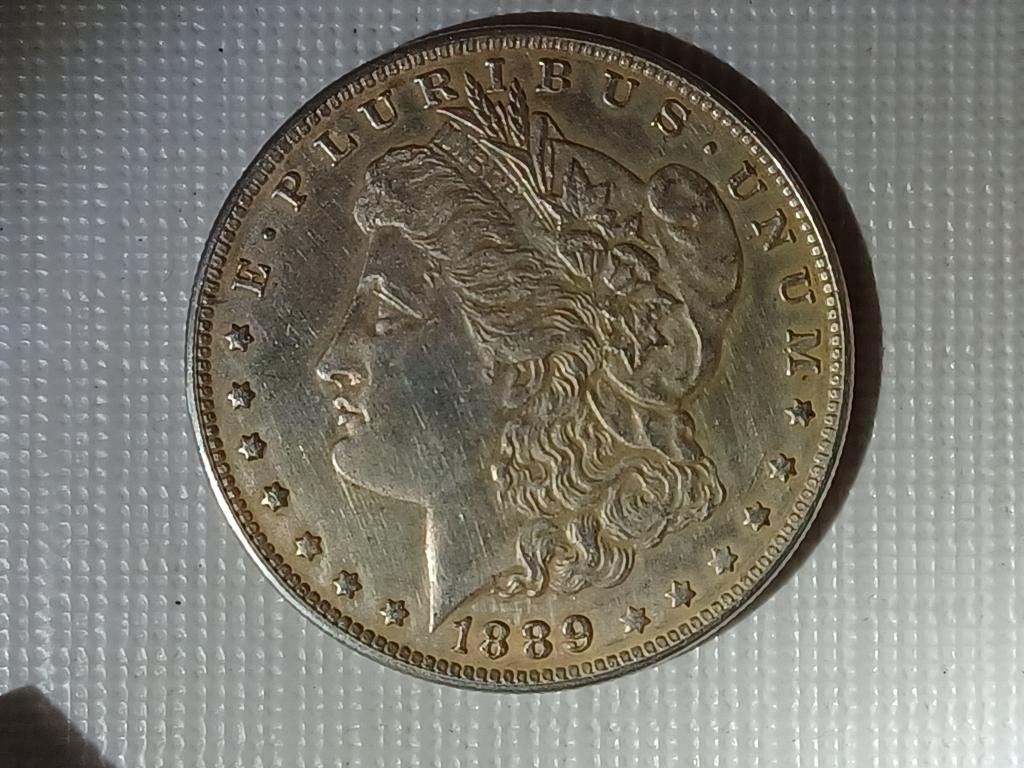 1889 cc Morgan Silver Dollar: 1889 cc Morgan Silver Dollar Please note the absence of a condition report does not imply that there are no condition issues with this lot. Please contact us for a detailed condition report.
