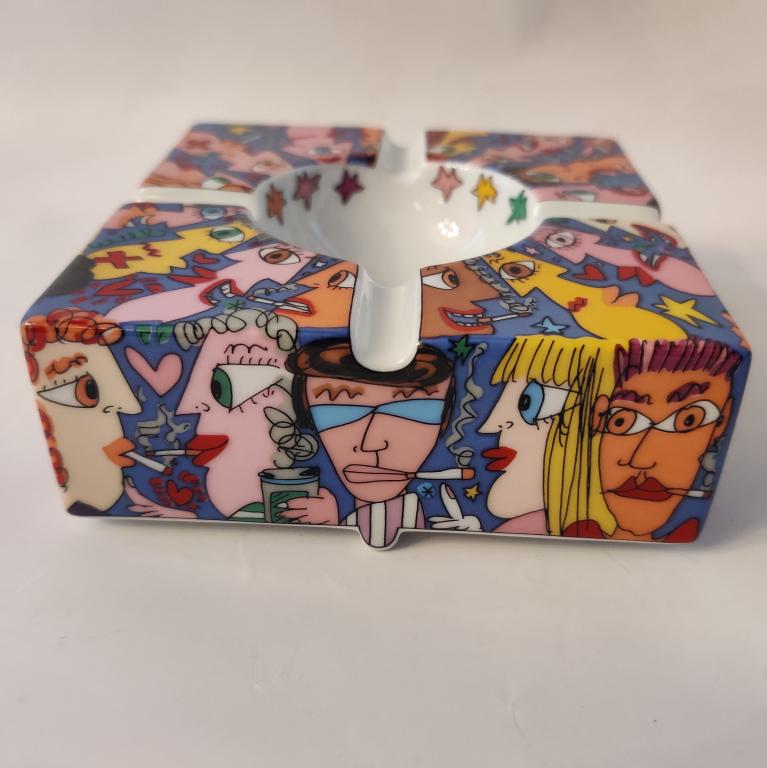 James Rizzi Limit Edition Hand Painted Ashtray (1 of 12)