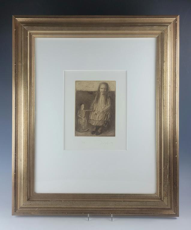 Boris Zaborov ( Russian/French 1935-2021 ) Etching (1 of 5)