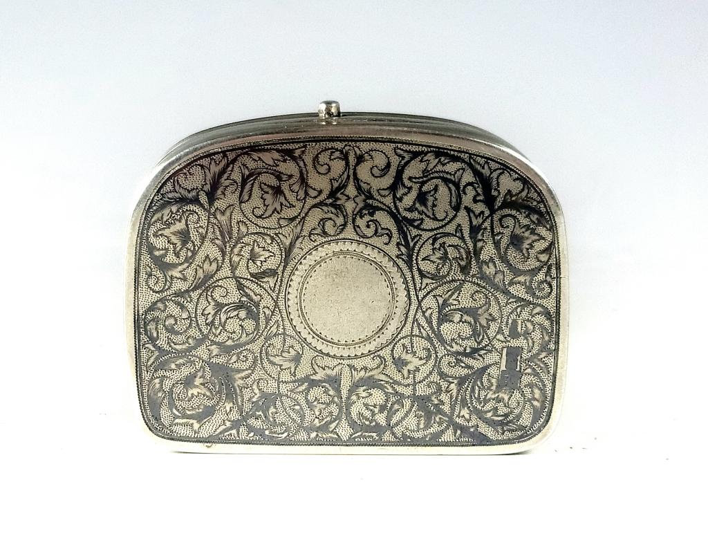 19C Russian Silver Niello Coin Purse (1 of 7)