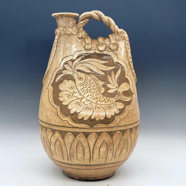 Chinese Cizhou Ware Ewer (1 of 9)
