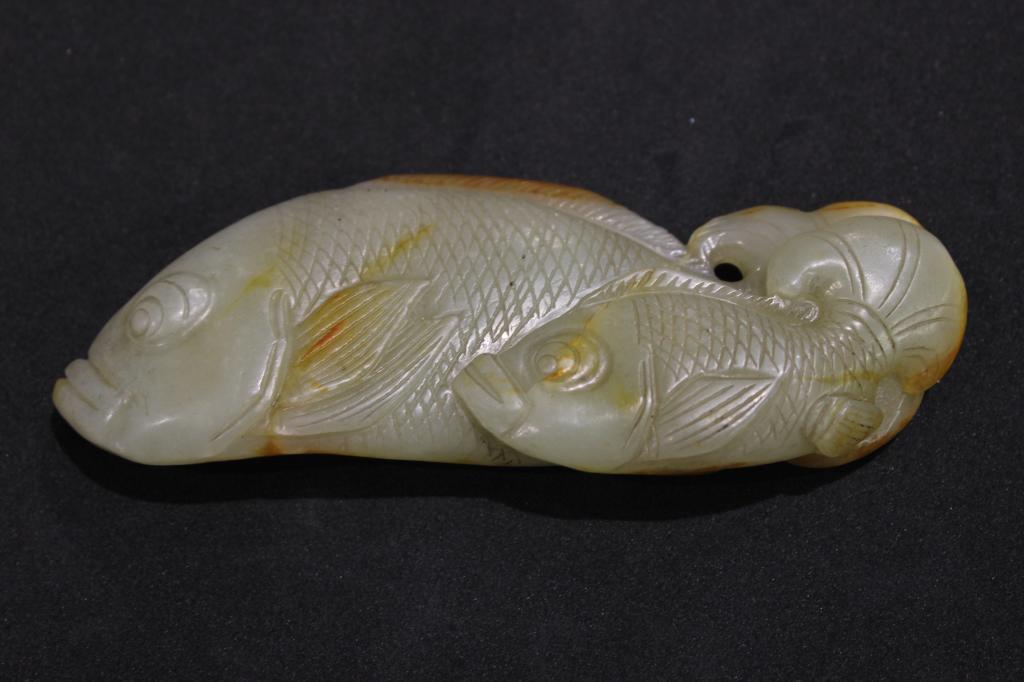 Chinese Jade Carved Fish (1 of 6)