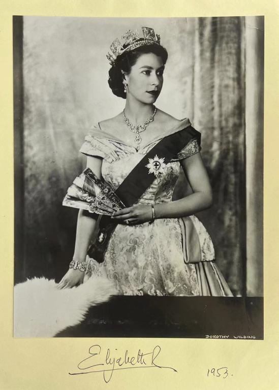 Signed Photo of Queen Elizabeth II (1 of 3)