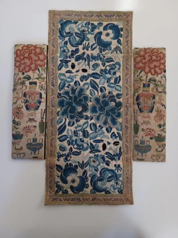 Antique Chinese Three Pieces of Embroidery (1 of 9)