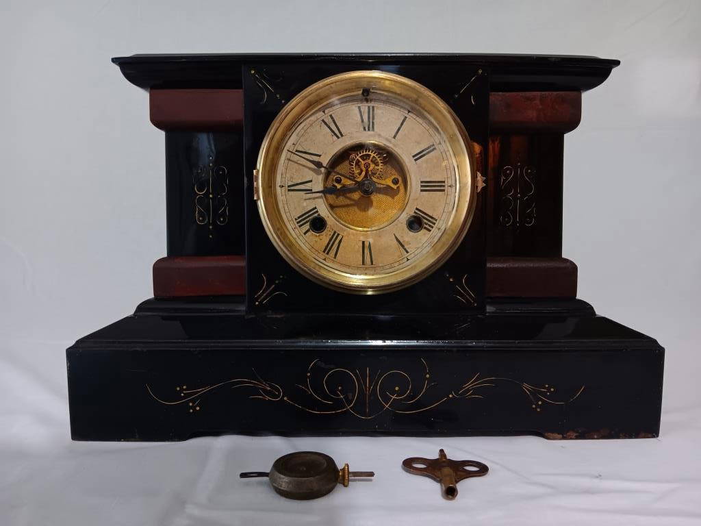 New Haven Mantel Clock(iron) Auction