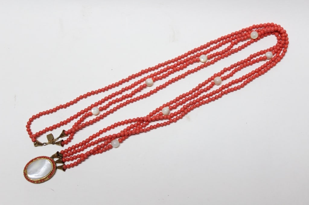 Chinese Agate Beads Necklace (1 of 5)