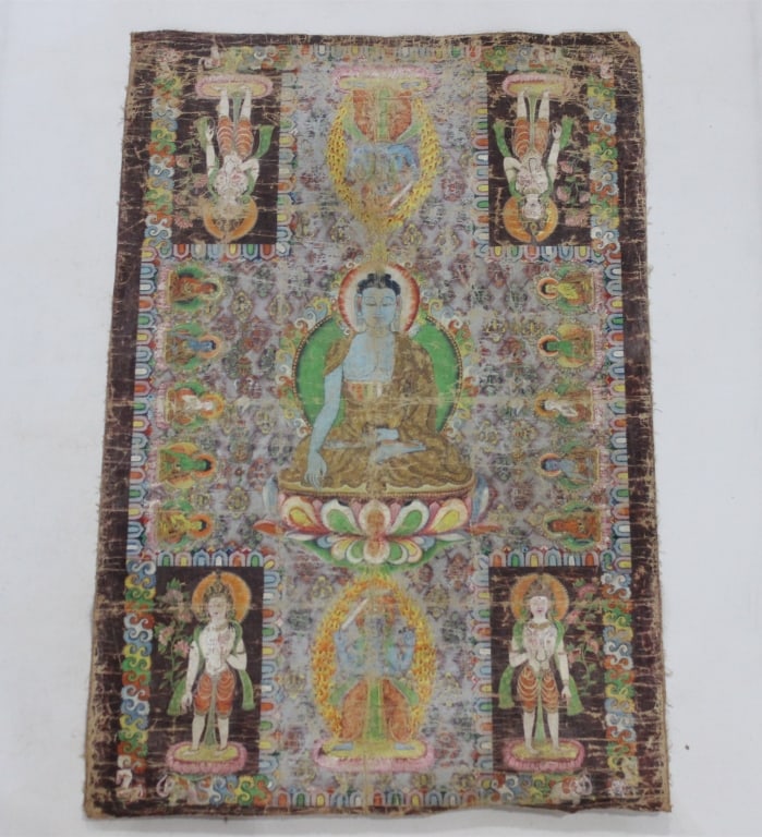 Antique Chinese Thanka (1 of 4)