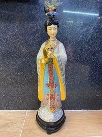 Chinese Cloisonne Enamel Figurine