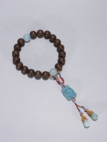 Chinese 18 Chengxiang Wood Prayer Bracelet