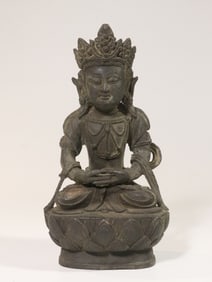 Ming Chinese Bronze Buddha