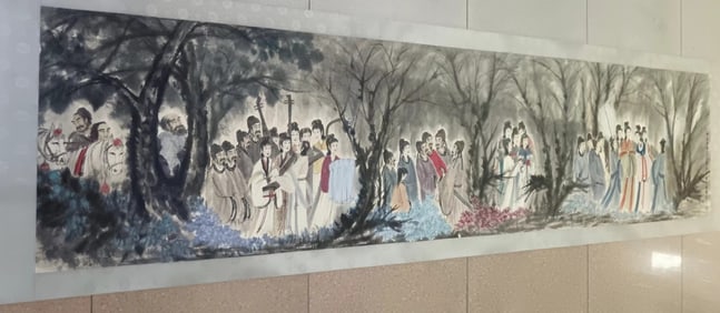Attribute to Fu Baoshi, Chinese Scroll Painting