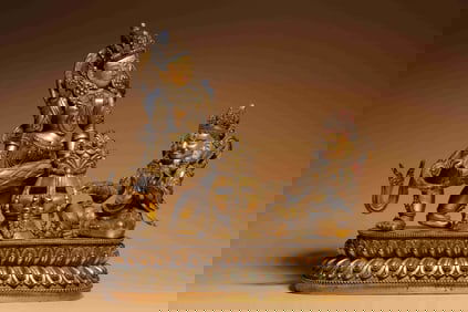 Chinese Gilt Bronze Buddha