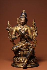 Chinese Gilt Bronze Buddha