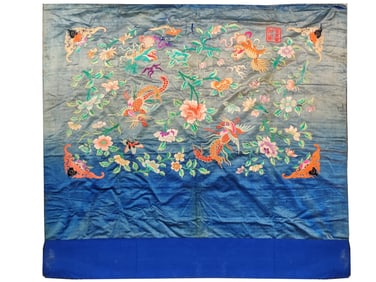 Chinese Silk Embroidery Textile