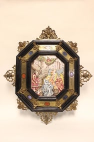 Capodimonte Porcelain Plaque