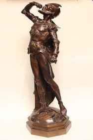 Bronze sculpture of Mephistopheles by August De We