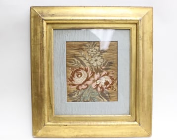 Framed Silk Panel